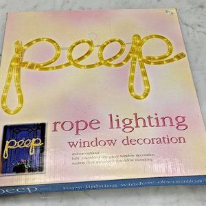 Easter / Spring "Peep" Rope Light Sign